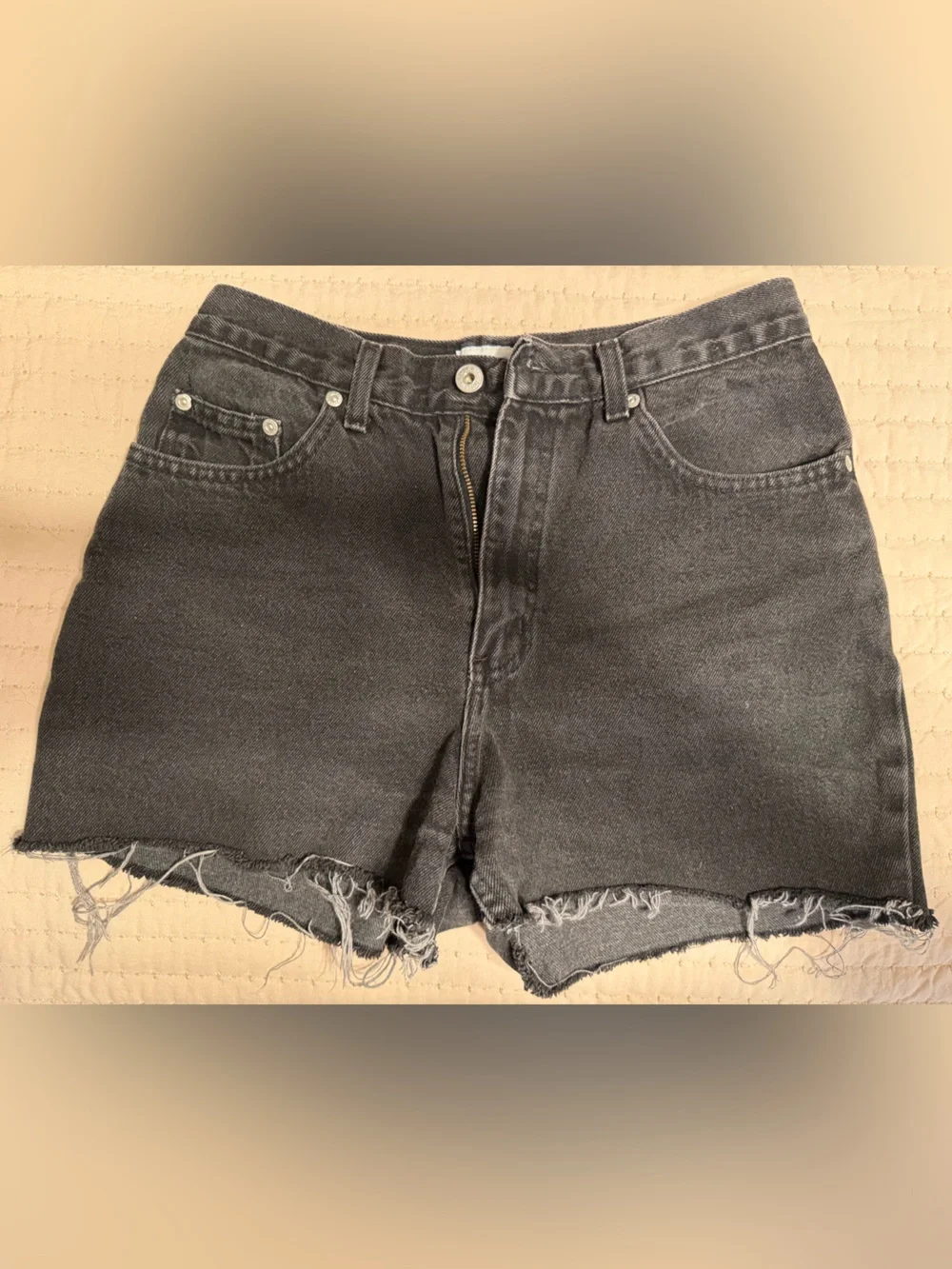 L.A. Blues Black Denim Shorts
